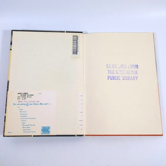 It's a Model World by Suzanne Hilton 1972 Hardcover Library Discard Vintage - Picture 3 of 5